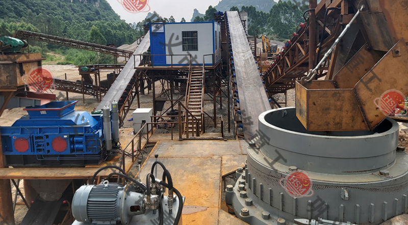 鉀長石制砂機案例現場